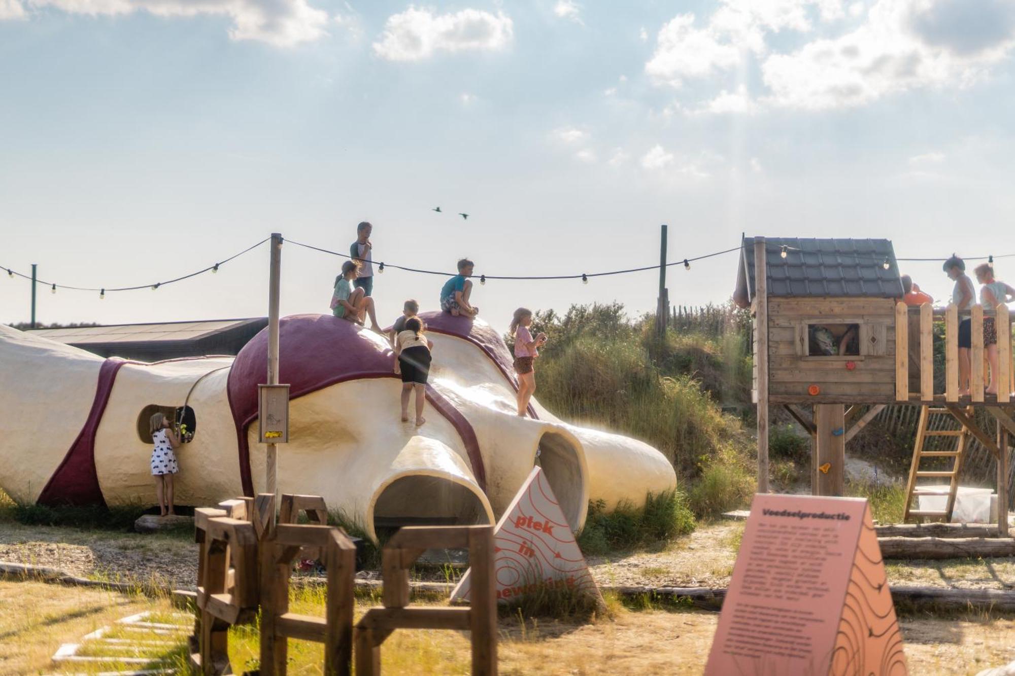 Basecamp Tiny House Eco-Resort Ijmuiden ไอย์มัลเดิน ภายนอก รูปภาพ